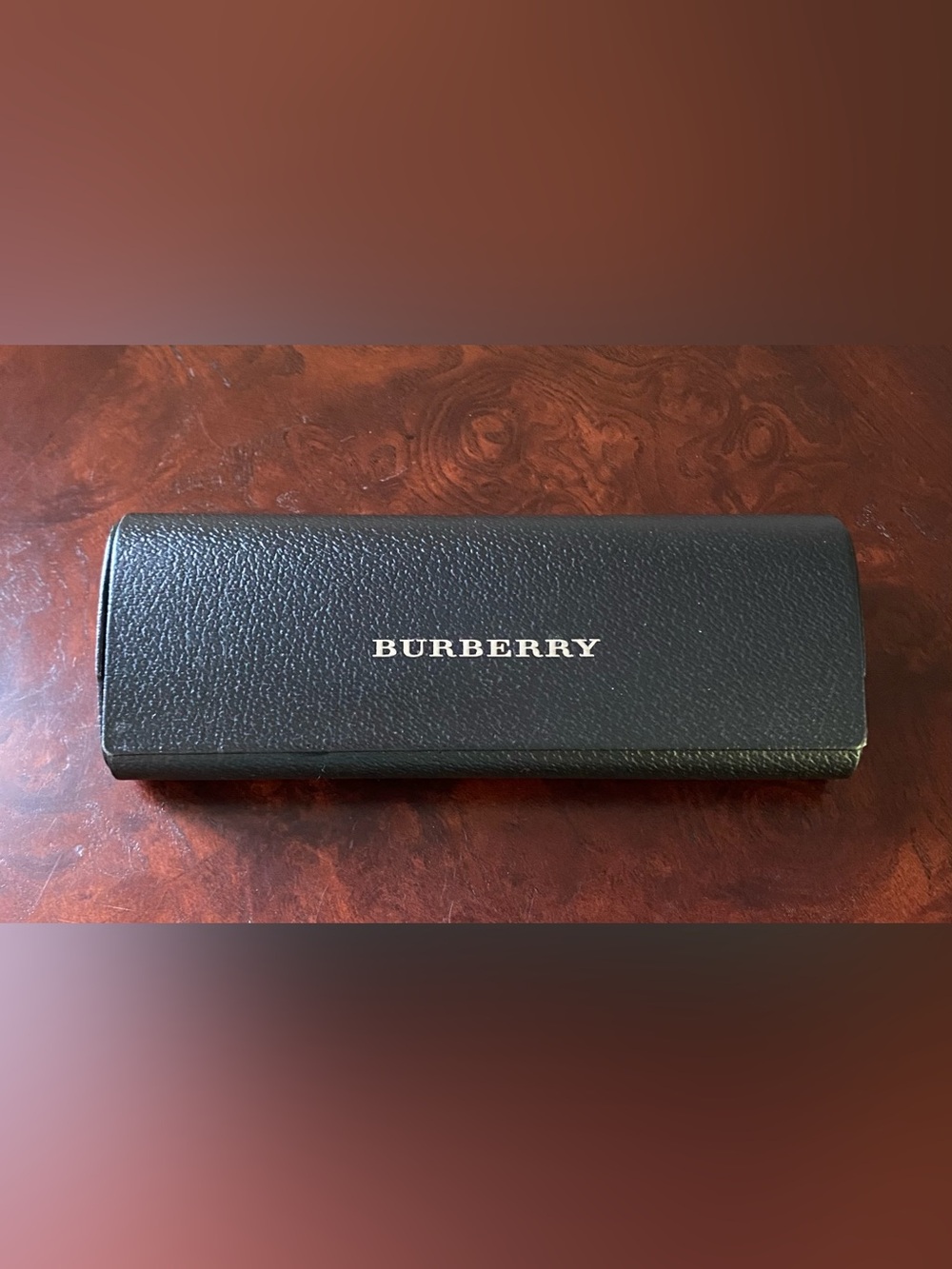 Burberry Black Eyeglasses/Sunglasses Case with Logo